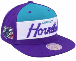 Charlotte Hornets Retro Sport Hwc Purple Baseball Cap