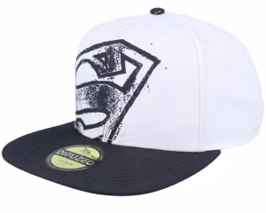Superman WhiteBlack Baseball Cap