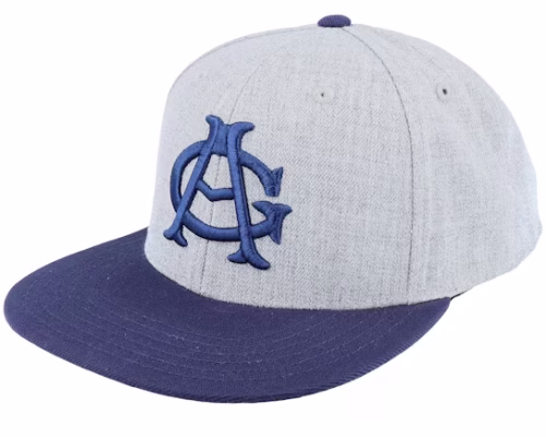 Chi American Giants Nl Archive Heather GrayNavy Baseball Cap