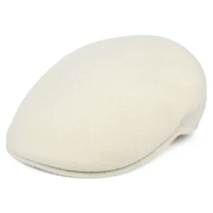 Wool Flat Cap - Winter White