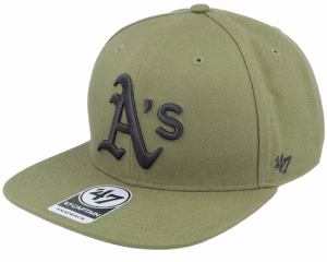 Oakland Athletics MLB Ballpark Camo Captain Sandalwood Baseball Cap