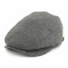 Redshore Melton Wool Blend Flat Cap - Grey