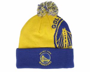 Kids Golden State Warriors NBA Street Hoop YellowBlue Pom