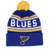 Kids St. Louis Blues Jacquard Cuff Beanie BlueYellow Pom