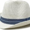 Summer Short Brim Packable Fedora Hat
