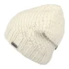 Button Down Beanie Hat - Oatmeal