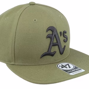 Oakland Athletics MLB Ballpark Camo Captain Sandalwood Baseball Cap