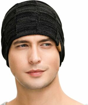 Knit Warm Thick Skully Beanie for Men