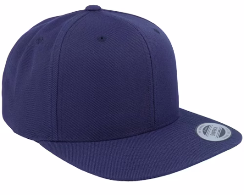 Crown Side Embroidered Navy Baseball Cap