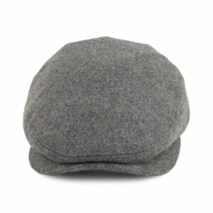 Redshore Melton Wool Blend Flat Cap - Grey