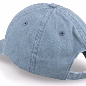 Vintage Washed Denim Light Blue Dad Cap