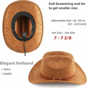 Wide Brim Western Cowgirl Hat