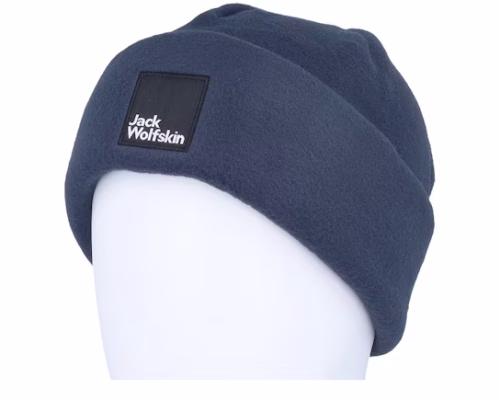 Kids Spirit Fleece Beanie Y Night Blue Cuff