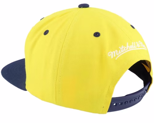Michigan Wolverines Transcript Yellow/Navy Baseball Cap