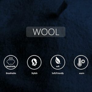 French Breathable Solid Wool Beret