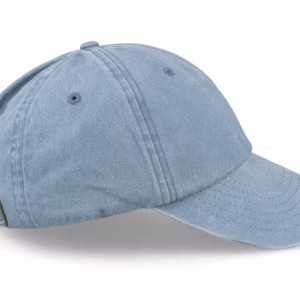 Vintage Washed Denim Light Blue Dad Cap