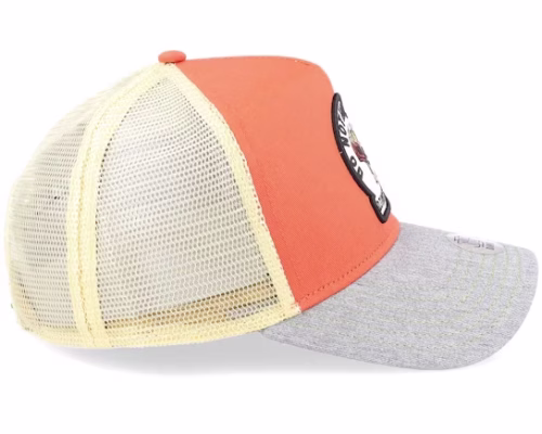 Do Nothing Club New OrangeHeather Grey Trucker