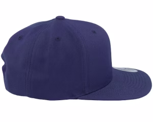 Crown Side Embroidered Navy Baseball Cap