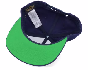Crown Side Embroidered Navy Baseball Cap