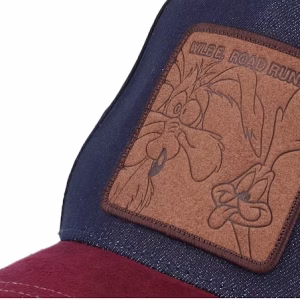 Looney Tunes Coyote & Road Runned Black/Navy/Burgundy A-Frame Trucker