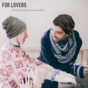 Knit Warm Thick Skully Beanie for Men