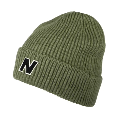 Watchman Block N Fisherman Beanie Hat - Dark Olive
