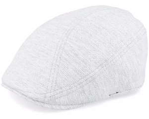 Pax Sixpence Light Grey Melange Flat Cap