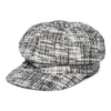 Tweed Baker Boy Cap - Grey
