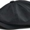 Men's Newsboy Flat Cap 100% Cotton Gatsby Ivy Golf Cabbie Hat