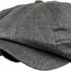 Men's Linen Applejack Newsboy Cap