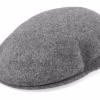 Classic Wool Charcoal Flat Cap