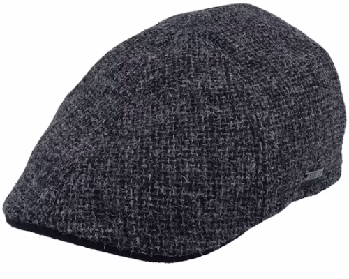 Texas Wool Grey Flat Cap