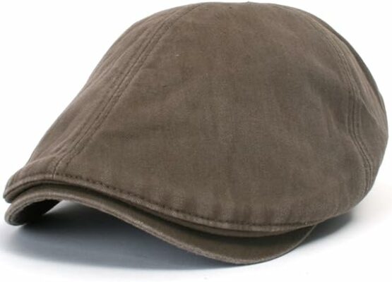 Washed Cotton Flat Cap
