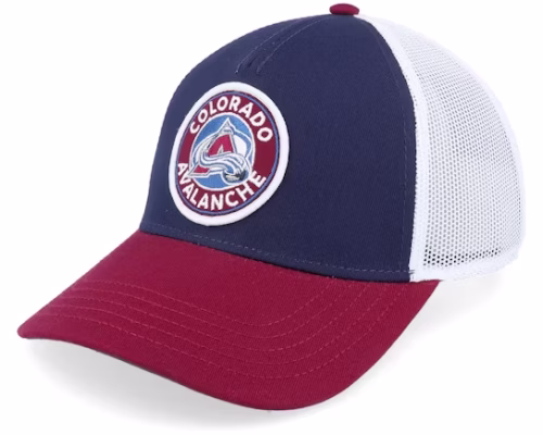 Colorado Avalanche Valin WhiteNavyMaroon Trucker