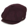 Alfie Melton Newsboy Cap - Merlot