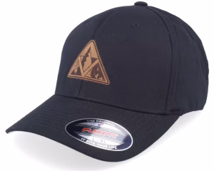 Triangle Shape Mountain Patch Black Flexfit