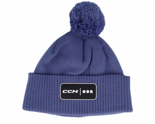 Winter Collection Knit Solid Royal Pom