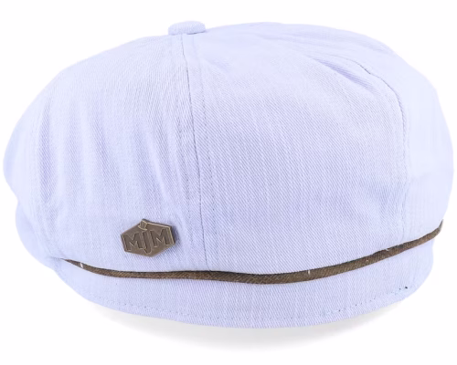 Slub Cotton Light Blue Newsboy Cap