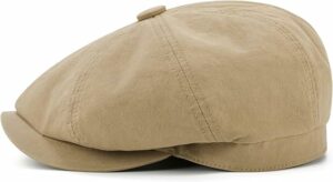 Men's Cotton Vintage Newsboy Cap