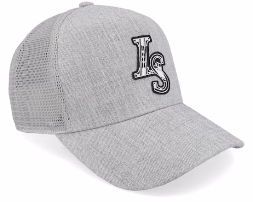 Deco Patch Cap Mid Grey Marl A-frame Trucker
