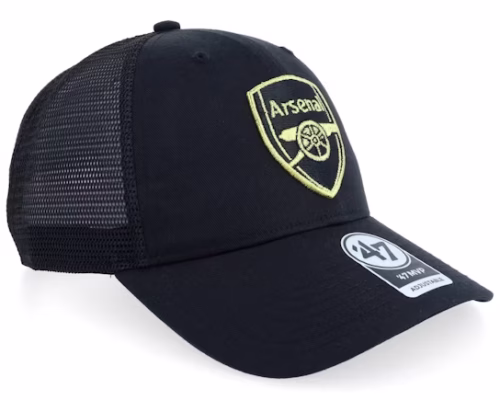 Arsenal Epl Branson Metallic 47 Mvp Cap BlackGold Trucker