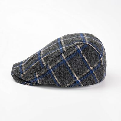 Single Panel Cotton Fitted Newsboy Cap