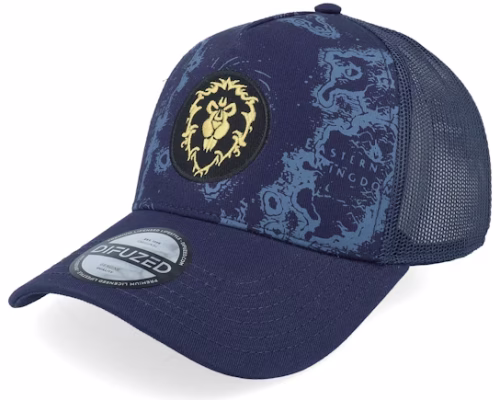 World Of Warcraft Alliance Cap Navy Trucker