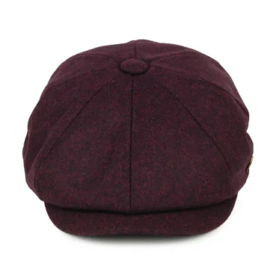 Alfie Melton Newsboy Cap - Merlot