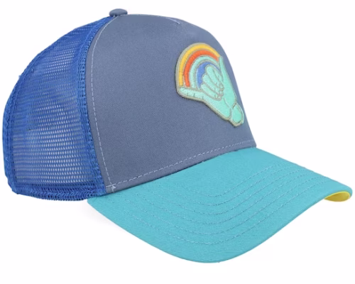 Hft Lgbtq Shakka GreyPetrol A-Frame Trucker