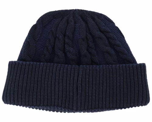 Tjm Heritage Cable Beanie Black Cuff