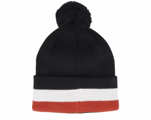 Fracture Beanie Black Pom