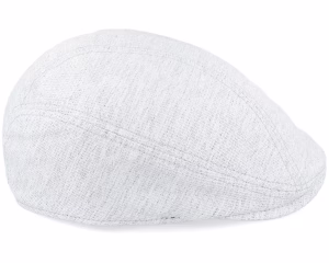 Pax Sixpence Light Grey Melange Flat Cap