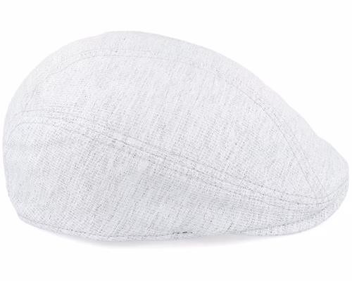 Pax Sixpence Light Grey Melange Flat Cap
