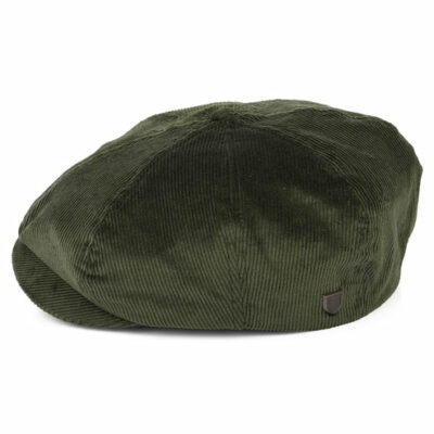 Brood Corduroy Newsboy Cap - Moss